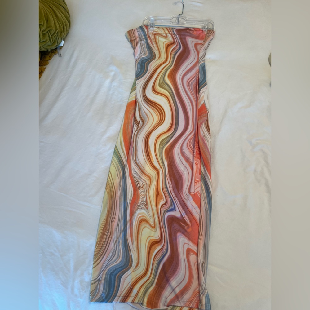 Multi color midi dress